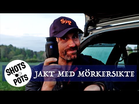 VILDSVINSJAKT MED TERMISK KIKARE - Lubbe jagar på nysådd ärtåker