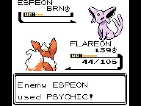 Pokémon Crystal AI Tournament:  16 trainer Random seed tournament 1