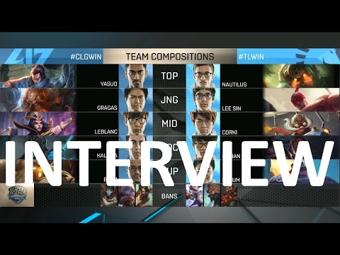 Xmithie / Dardoch CLG vs TL Post Game Interview