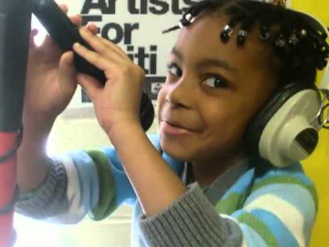 Really Young Artists for Haiti  Portage Trail JCS performs Wavin' Flag