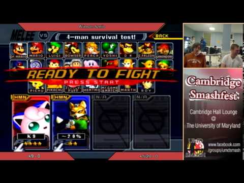 UMD Smashfest 12/13/13 - k9 vs ~20% Losers Bracket