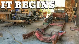 The Crown Vic F100 Build Begins Ep 1: Setting Up Shop