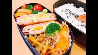 【お弁当】簡単なのに美味しいたまごハムカツ/お弁当作り