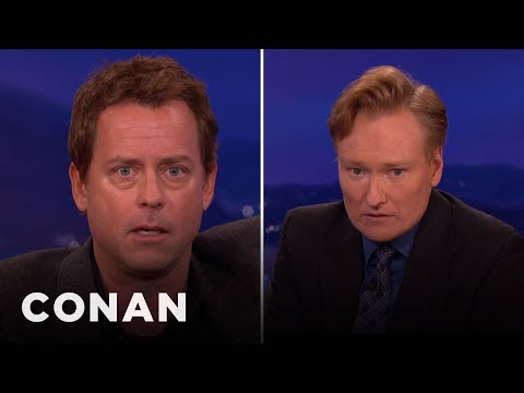 Greg Kinnear & Conan Have A Face-Wiggling Battle | CONAN on TBS