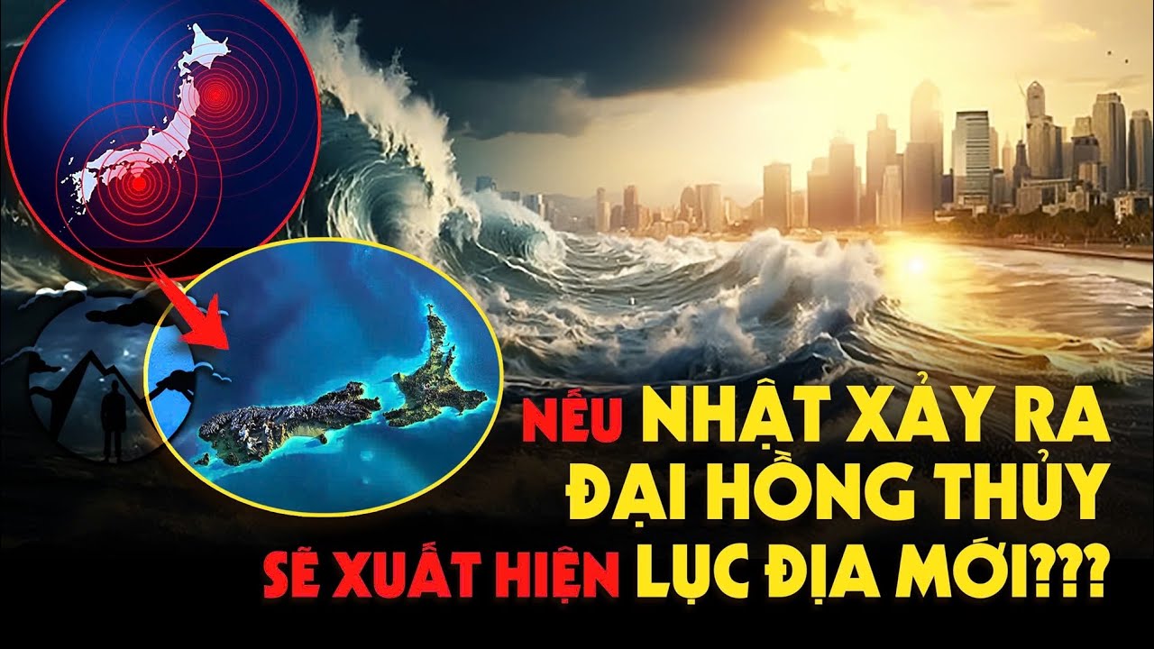 Nếu Nhật Bản xảy ra trận Đại Hồng Thuỷ thì Lục Địa Mới sẽ xuất hiện!