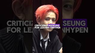 Download lagu Fans are Critisizing Heesung for leaving Enhypen? #Kpop #Enhypen #Heesung mp3