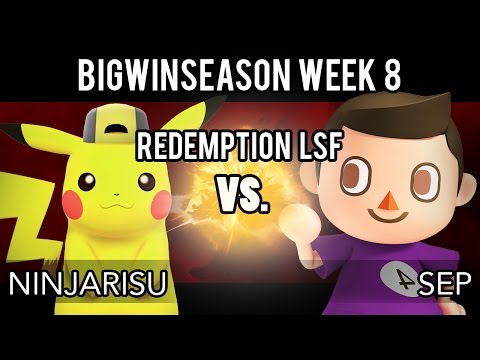 BigWinSeason Week 8 - Redemption Losers Semi-Finals - Ninjarisu (Pikachu) VS Sep (Villager)