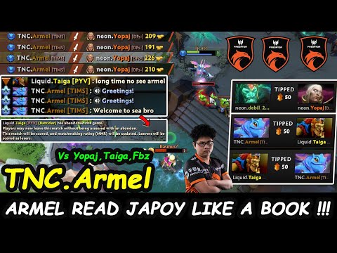 Welcome To Server SEA ! TNC Armel Puck vs Japoy Invoker Taiga Dota 2 #SingaporeMajor Ranked Gameplay