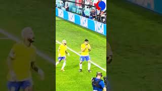 رقصة لاعبين البرازيل