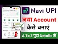 Navi UPI App Account Kaise Banaye 2025 How To Create Navi UPI Account Navi UPI Account Banaye