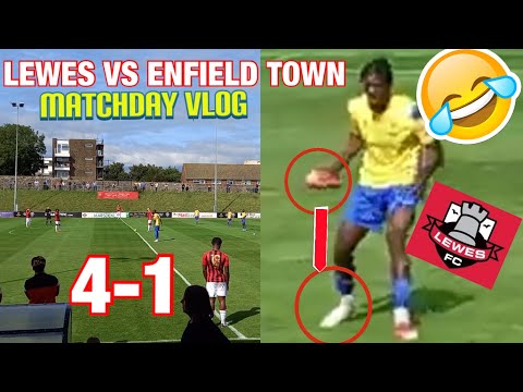 5 GOAL THRILLER!! LEWES 4-1 Enfield Town  - MATCHDAY Vlog!