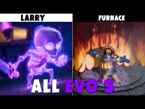 ALL Evo's Trailer Animation in Clash Royale