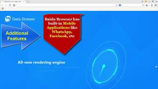 Baidu Browser vs Google Chrome video review