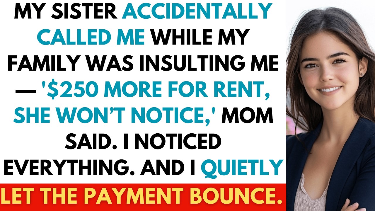 My Sister Accidentally Called Me While My Family Was Insulting Me. I Was Paying All Their Bills, Too