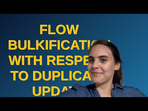 Salesforce: Flow Bulkification with respect to duplicate Update Records on the same parent record