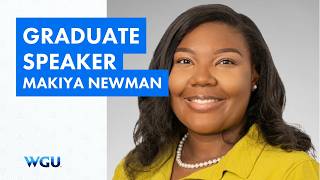 Graduate Speaker, Makiya Newman, Leavitt School of Health - 2026 New Orleans Commencement