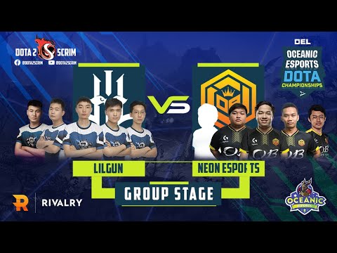 Lilgun vs Neon Esports - Oceanic Esports Dota Championships - Group Stage - B02