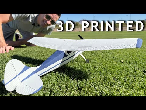 SMALLEST 3D Printed RC Plane | Cessna 170