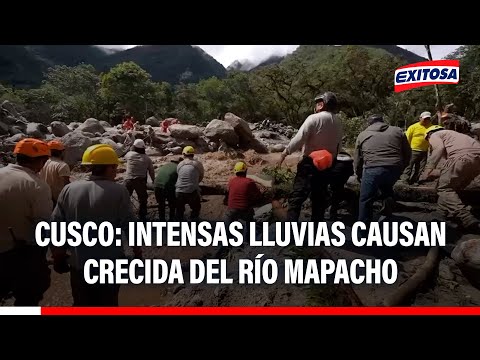 🔴🔵 Cusco: Intensas lluvias causan crecida del río Mapacho y afectan provincia de Paucartambo