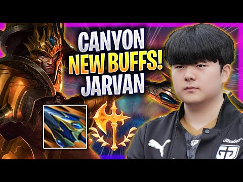 CANYON TRIES JARVAN WITH NEW BUFFS! - GEN Canyon Plays Jarvan JUNGLE vs Wukong! | Season 2024
