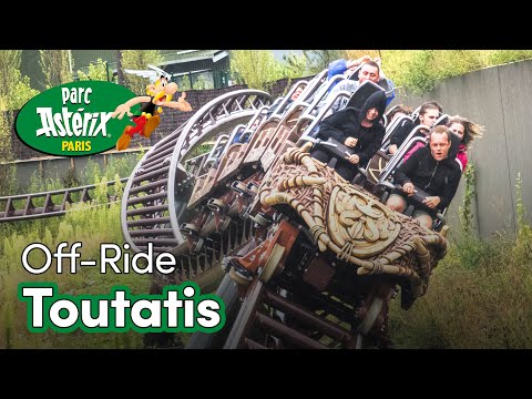 Toutatis - Parc Astérix Plailly, Off-Ride Footage 2023 | 4K | 60fps | No-Copyright