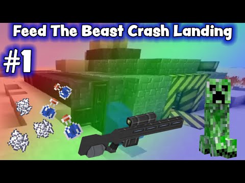 Setting Up The Base! FTB Crash Landing #1