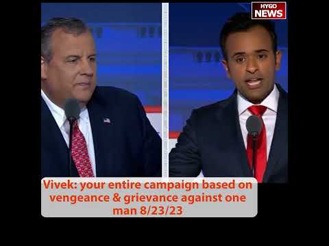 Vivek Ramaswamy On Christie: "Your Entire Campaign Based On Vengeance And Grievance Against One Man"