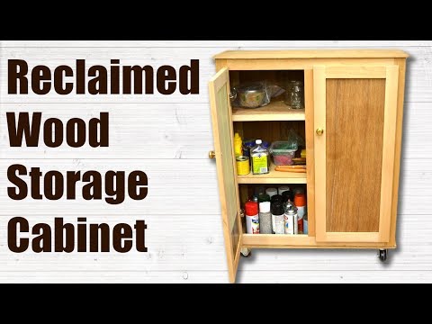 Reclaimed Wood Storage Cabinet | Woodworking Project Video