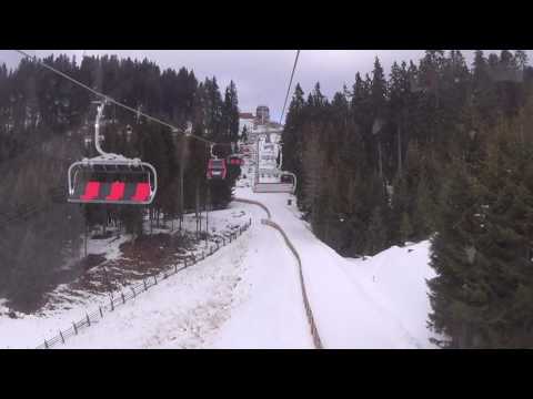 Risalita integrale telemix Leitner "Laner" in cabina - Obereggen (BZ)