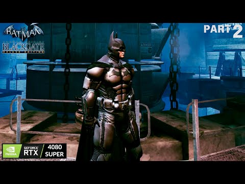 Batman Arkham Origins Blackgate Walkthrough Gameplay Part 2 / RTX 4080 SUPER PC 4K 60FPS