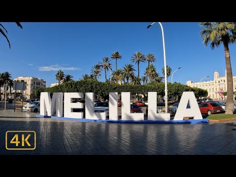 4K Walk In Spanish Territory Of Melilla