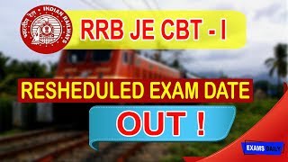 RRB JE Rescheduled Exam Date, City Intimation & Admit Card 2019