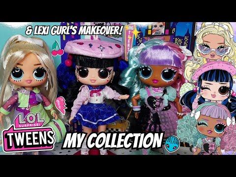 MY LOL SURPRISE TWEENS COLLECTION! & Lexi Gurl's makeover