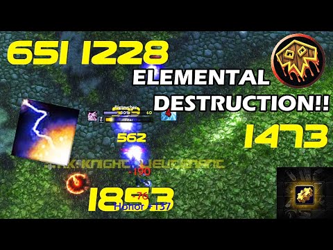 Rank 13 Elemental Shaman DESTRUCTION⚡| WoW Classic PvP