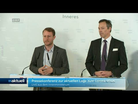 ORF III Aktuell: Pressekonferenz: Aktuelle Lage zum Coronavirus in Österreich (1.3.2020)