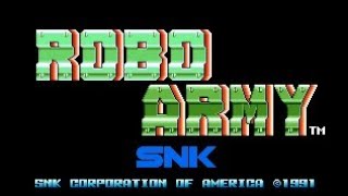 Robo Army MAME arcade gameplay video (full gameplay)