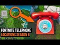 Where To Find Big Telephones in Fortnite - Season 8 Challenges