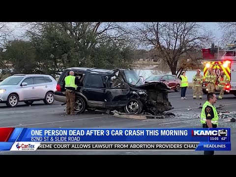 One person killed after wreck in South Lubbock