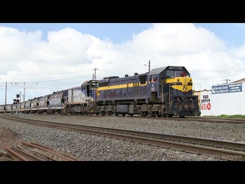QUBE Push-Pull Broad Gauge Grain Train - (4/9/2019) PoathTV Australian Railways