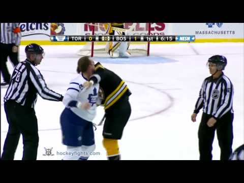 Colton Orr vs Milan Lucic