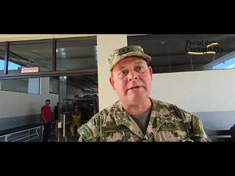 Gral. Víctor Urdapilleta comandante de la 3ra. División de Caballería de Curuguaty