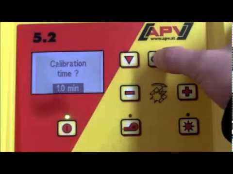 Seed rate calibration with APV 5.2 control box for pneumatic seeders_en