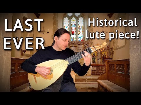 The LAST EVER piece of historical lute music! Phantasia by J. M. Zink c.1818 - Chris Hirst (mandora)
