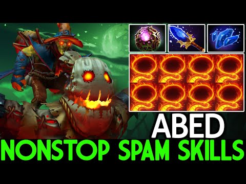 ABED [Batrider] Nonstop Spam Skills Destroy Mid Lane Dota 2