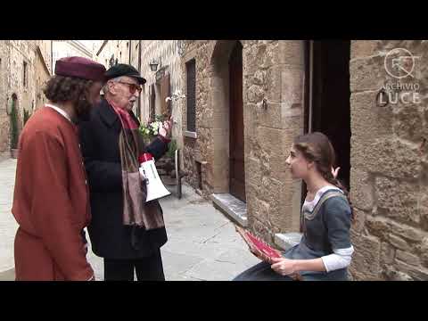 Vittorio Taviani sul set di Meraviglioso Boccaccio