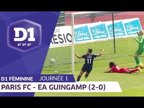 J1 : Paris FC - EA Guingamp (2-0) / D1 Féminine