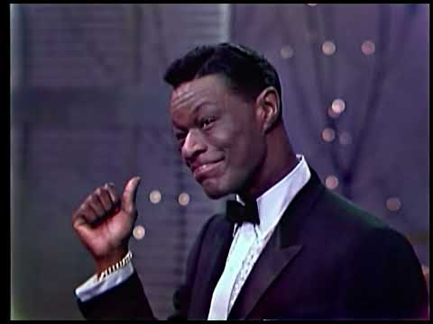 Nat King Cole as guest star in Dinah Shore New Year's Eve Show  12 29 1961 in living color