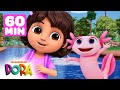 Dora S Baby Animals Rescues Adventures 6 60 Minutes Dora Friends
