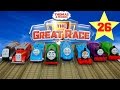 THOMAS AND FRIENDS THE GREAT RACE #26 | TRACKMASTER SHOOTING STAR GORDON Kids Playing Toy Trains