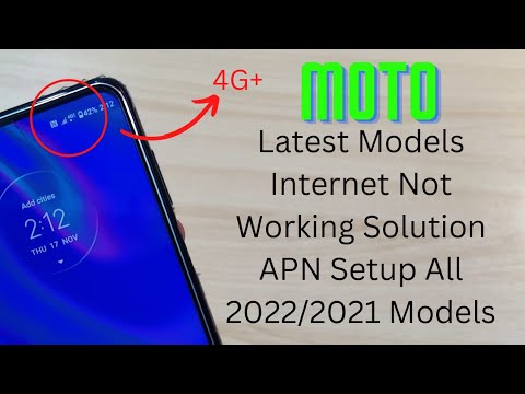 Moto One 5G Internet Settings Apn Setup | Moto Edge 4G+ Network Solution 100% Fix